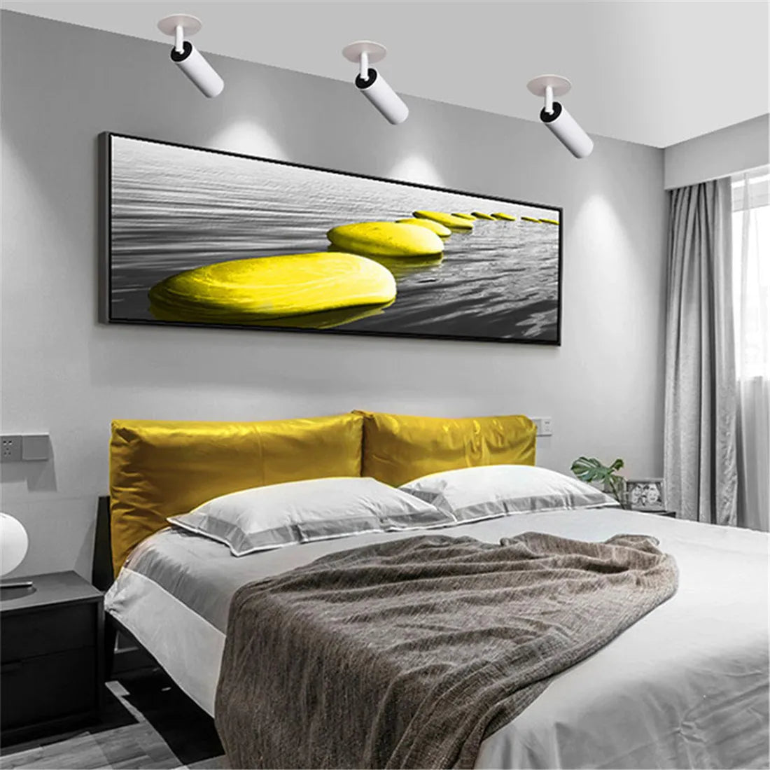 Black/White Spotlight Modern Led LED Lamp