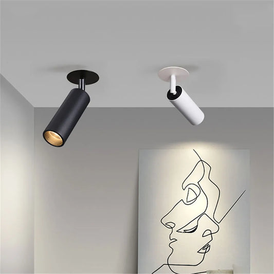 Black/White Spotlight Modern Led LED Lamp