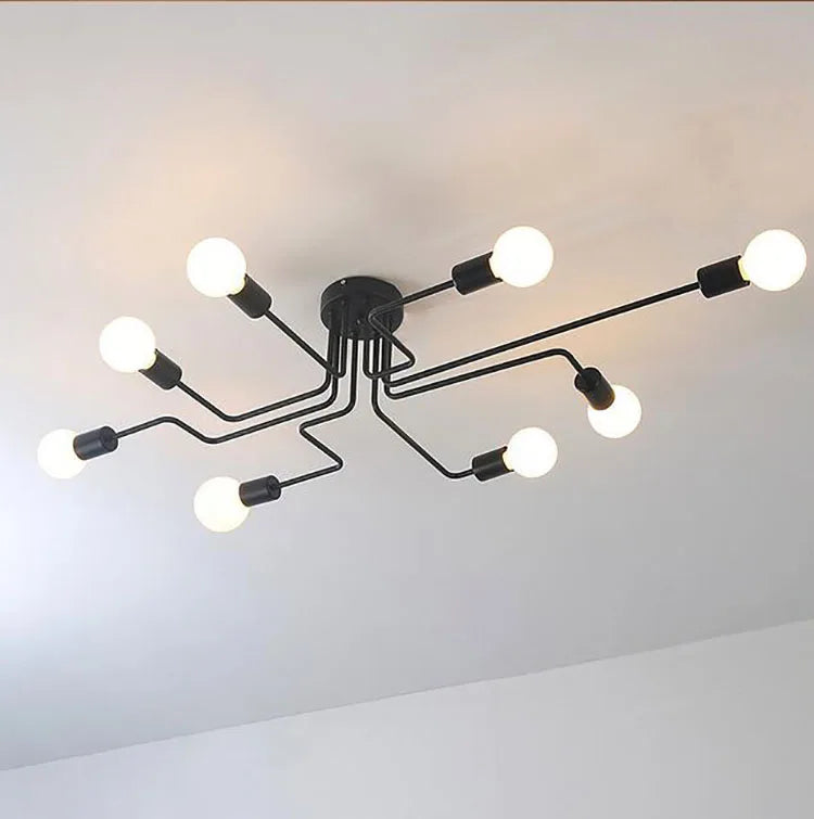 LED Iron Ceiling Light Industrial Lamp