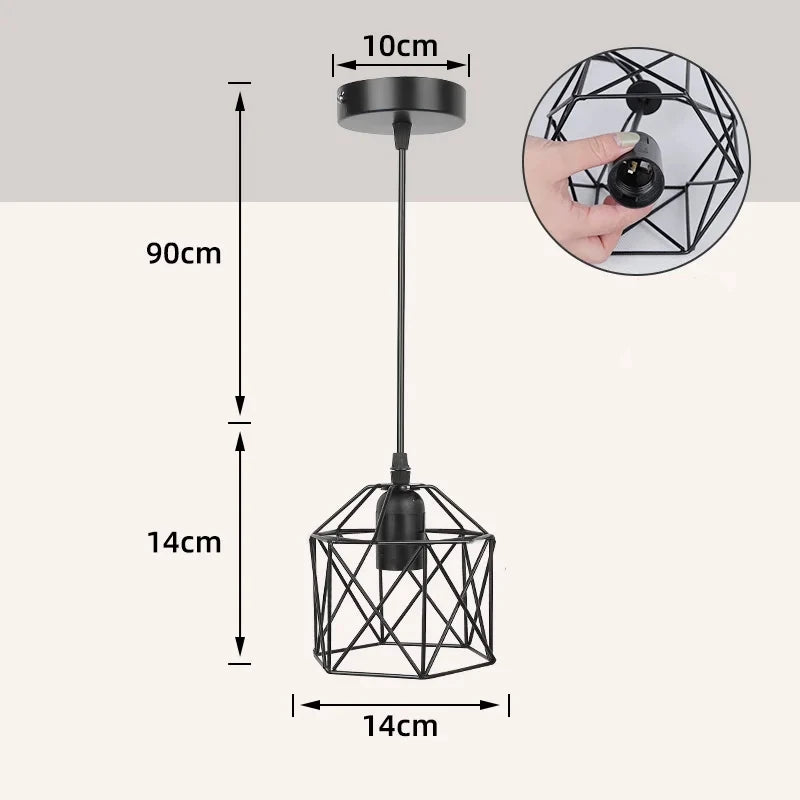 Industrial Iron Chandelier Body