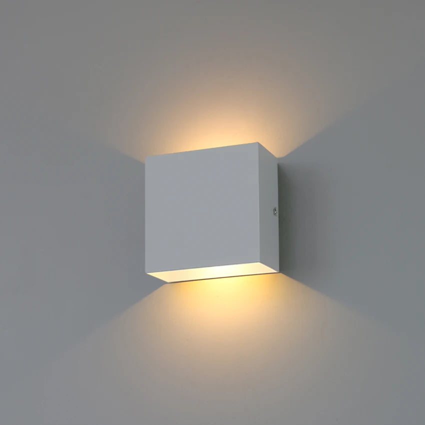 Up & Down Aluminum White LED Wall Light