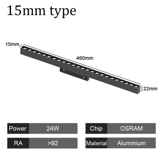 15mm Width Magnetic Track Lighting- Line Dots Type