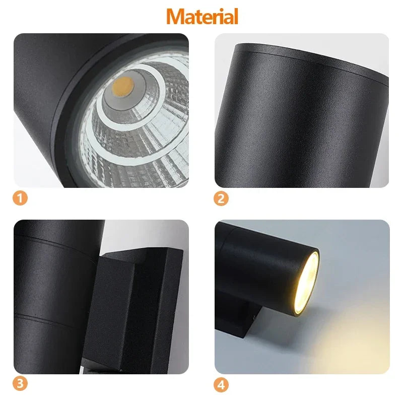 Modern Aluminium Outdoor Wall Led Light