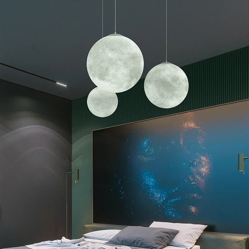 Moon Led Pendant Lights