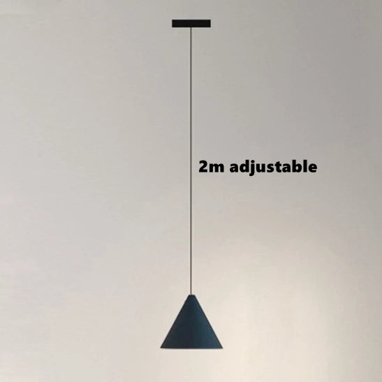 Modern Minimalism Line Geometric Lamp Black Metal