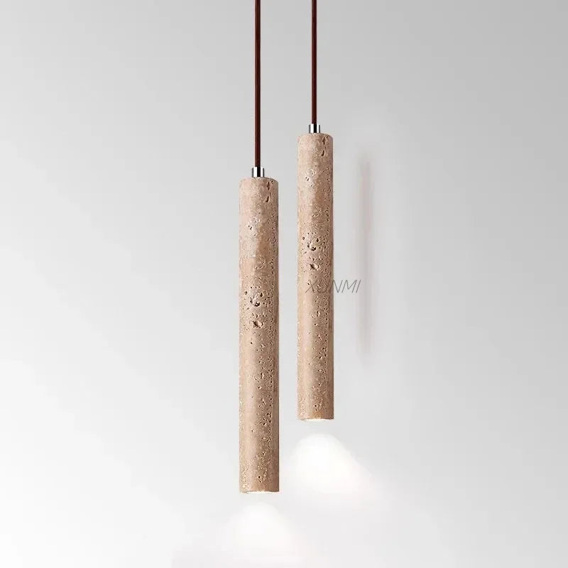 Travertine Natural Modern Chandelier LED Lights