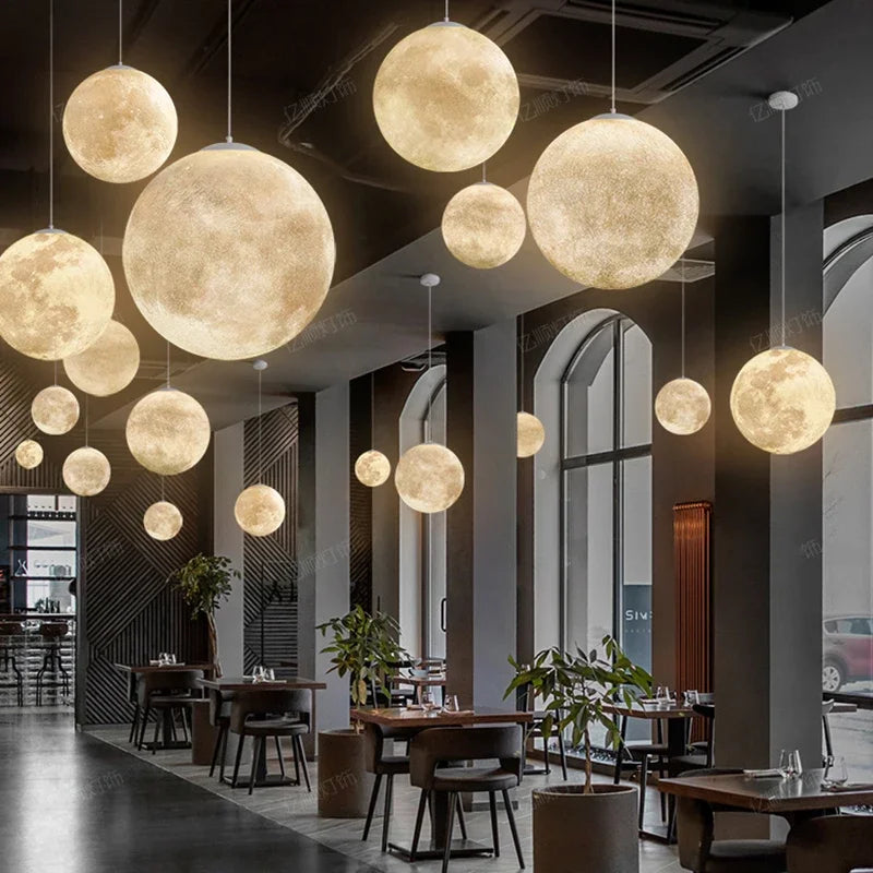 Moon Led Pendant Lights