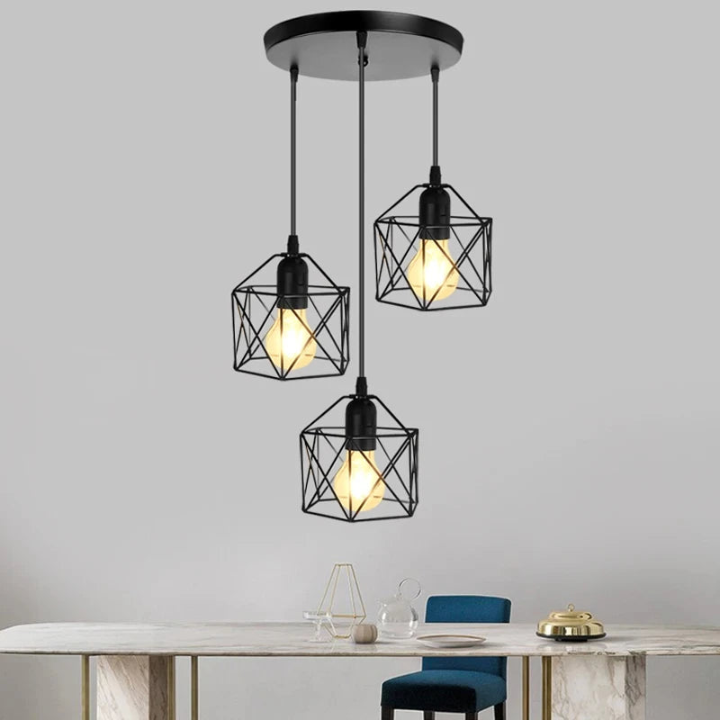 Industrial Iron Chandelier Body