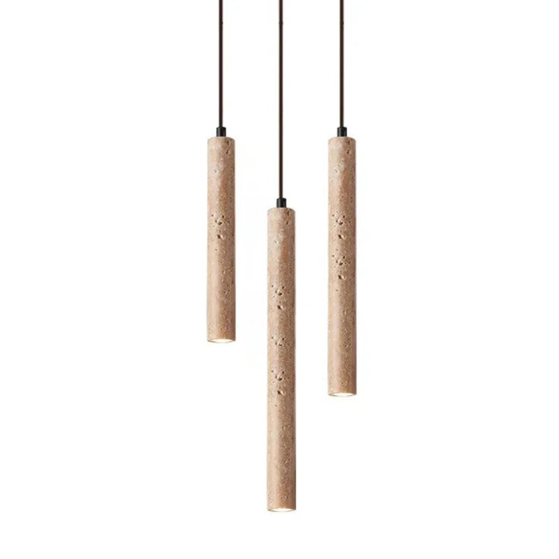 Travertine Natural Modern Chandelier LED Lights