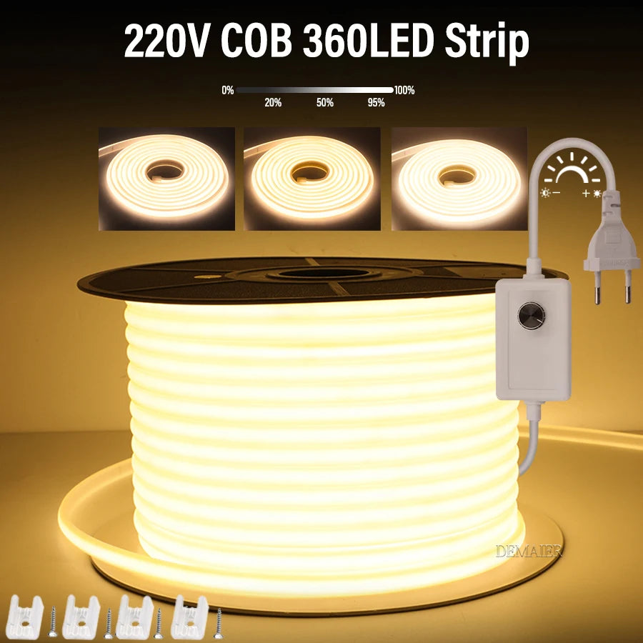 Warm White 3000K EU Waterproof Indoor & Outdoor Strip Led