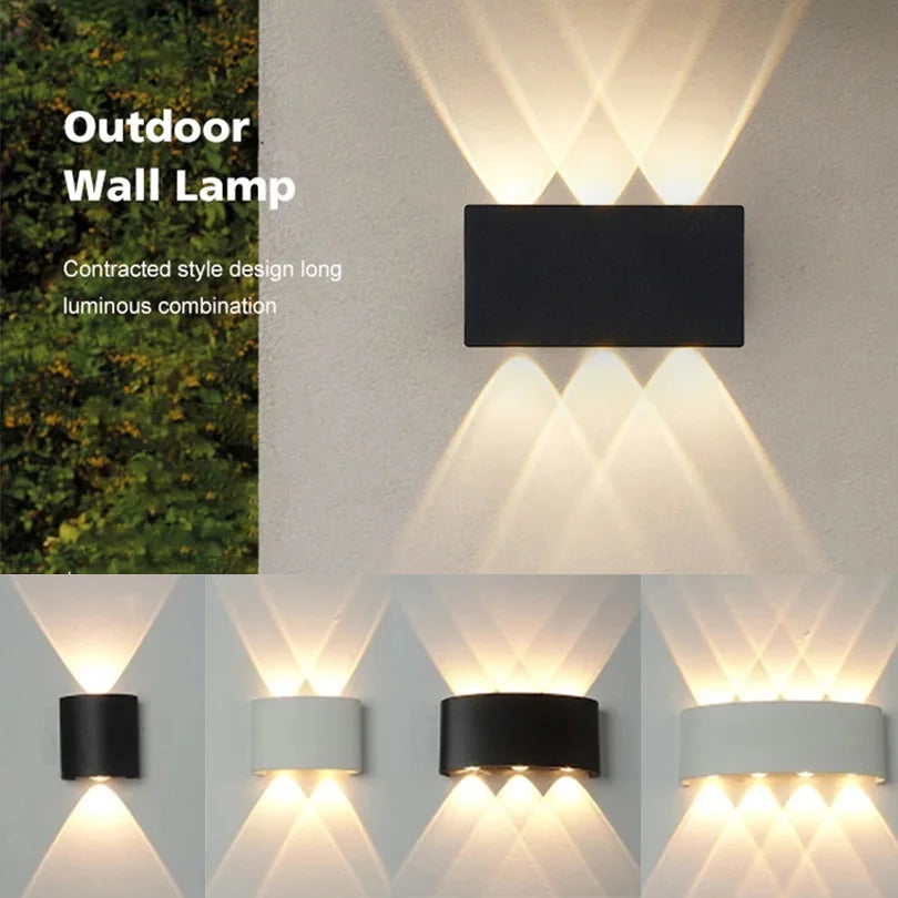 Wall LED Lamp Exterior & Interior Waterproof IP66