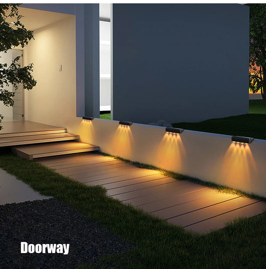 Outdoor Waterproof Solar LED Wall Lights