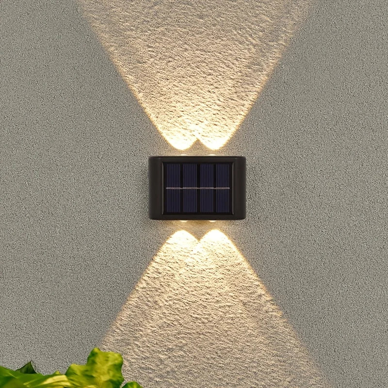 Outdoor solar 6/8/10 LEDs Up & Down wall lamp