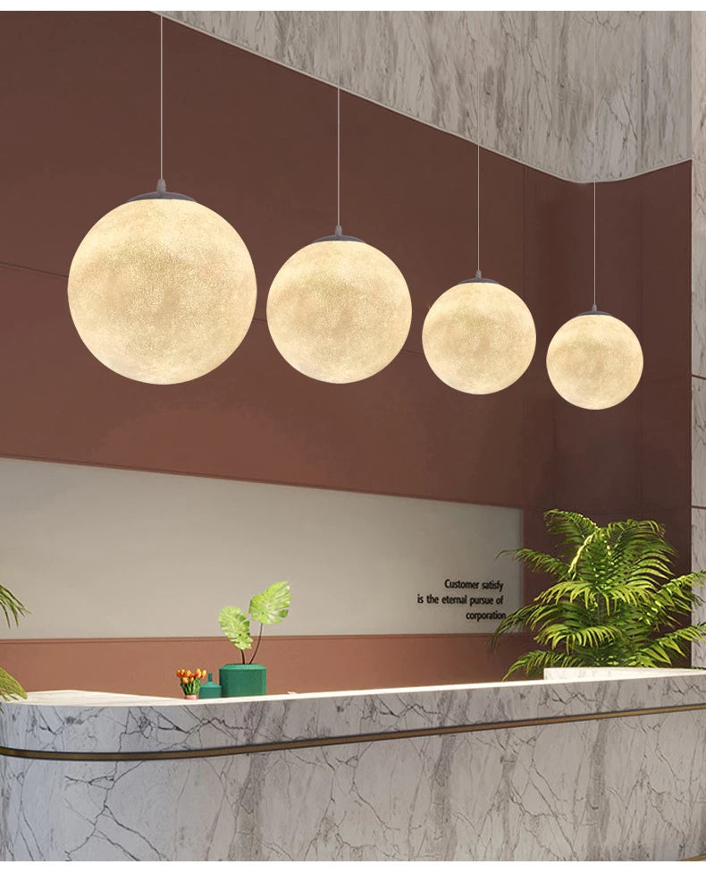 Moon Led Pendant Lights