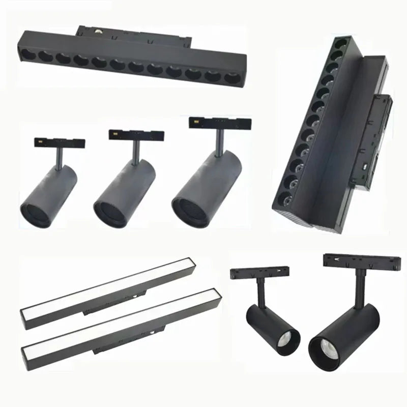22mm width Magnetic LED Track Lighting- Classic Spotlight Type