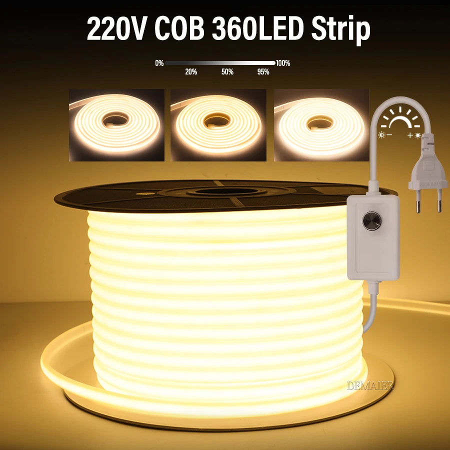 Warm White 3000K EU Waterproof Indoor & Outdoor Strip Led