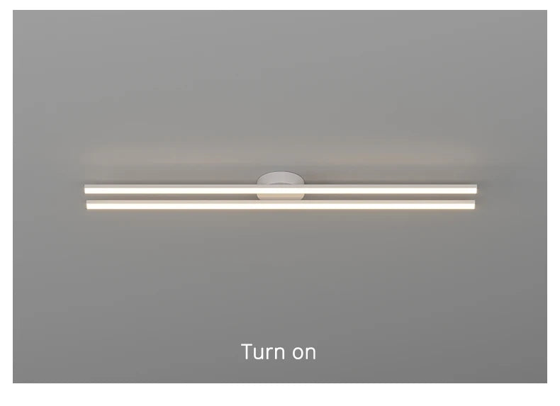 Long Line LED Chandelier- 4 White Lines