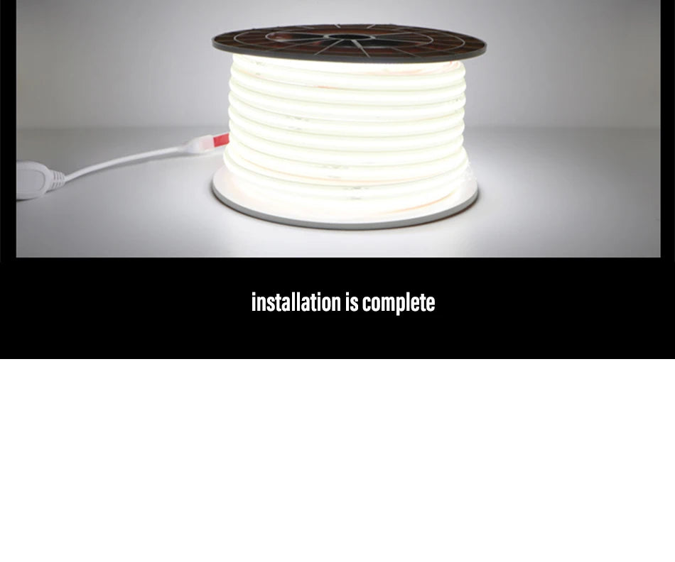 White 6oooK EU Waterproof Indoor & Outdoor Strip Led